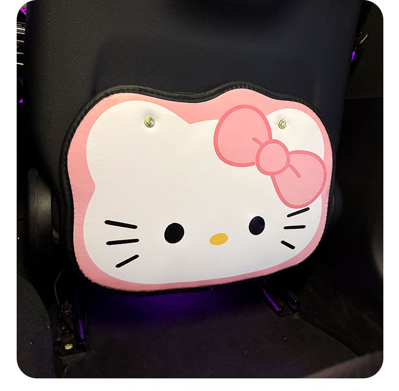 Kt Cat Car Anti-Kick Pad Universal Rear Seat Back Anti-Dirty Protective Pad Car Rear Protective Pad Anti-Wear Pad