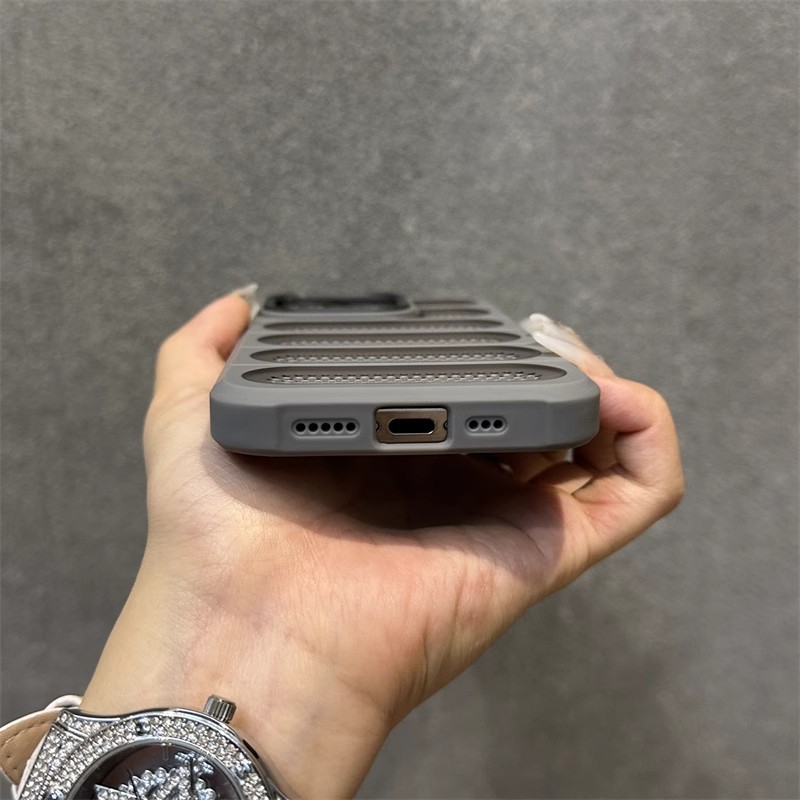 Ice Silk Armor Cooling Honeycomb iPhone Case