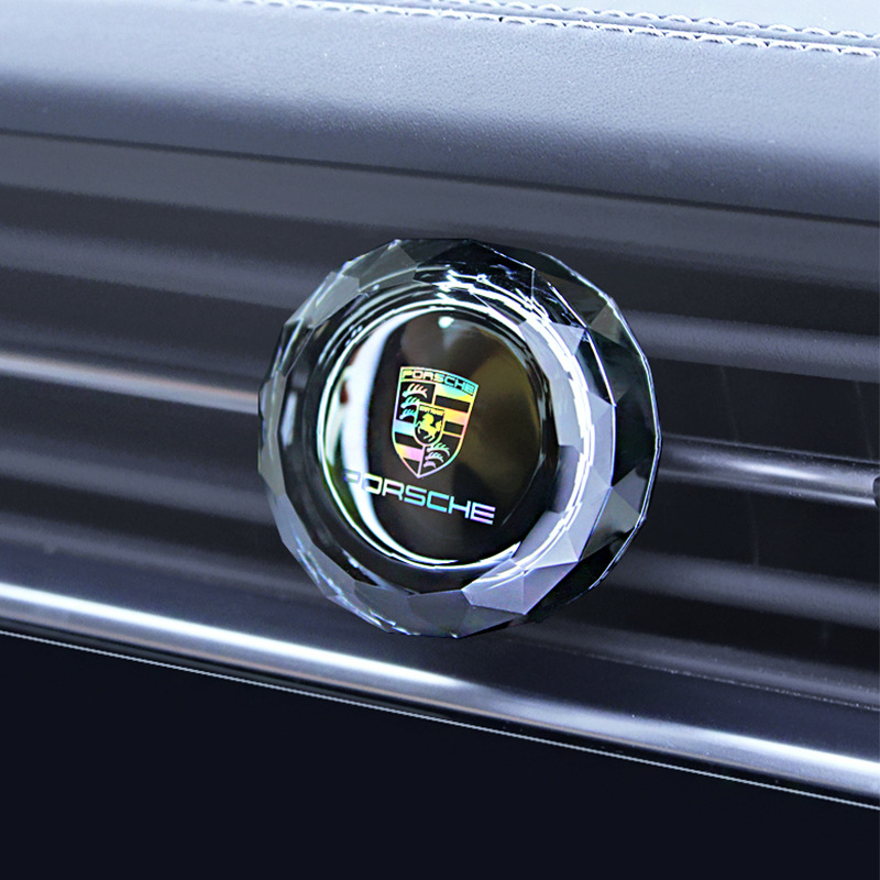 Perfume de automóvil de cristal para automóvil de aire acondicionado de perfume de aire acondicionado de perfume de cristal de automóvil decoración interior decoración