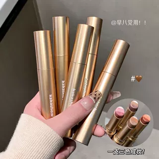 kakashow灵动明眸三色眼影棒卧蚕提亮氛围感眼妆高光细闪描绘阴影