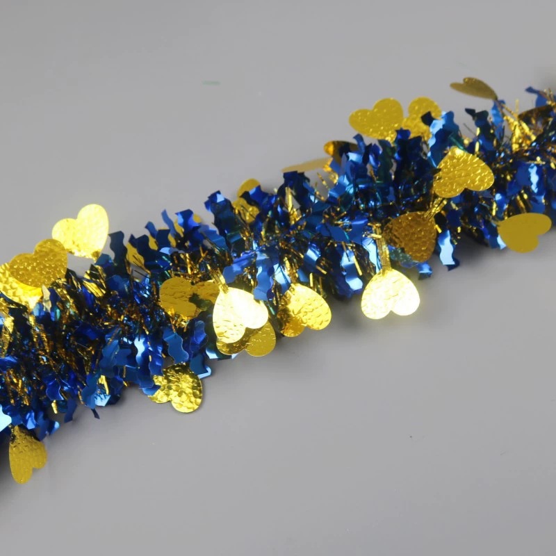 Fiesta de Navidad transfronteriza decoración de piedra cimetiera amor tira de color dibujo de flores para eventos de boda tira de lana