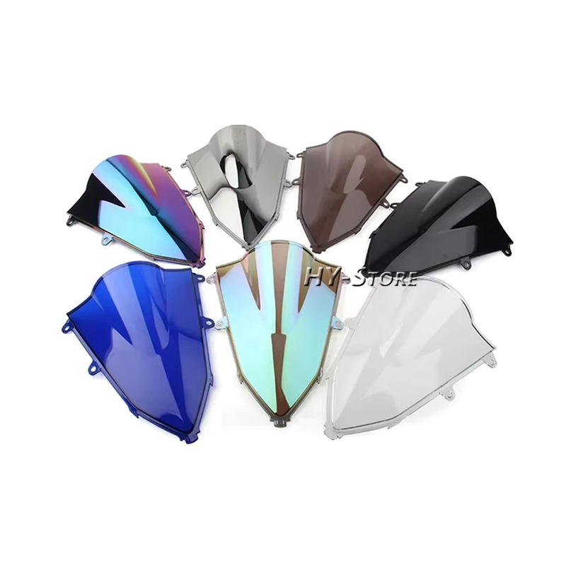 Suitable for Honda Cbr650R 2019-2025 Front Windshield Heightening Windscreen Deflector Wind Shield Racing Windscreen