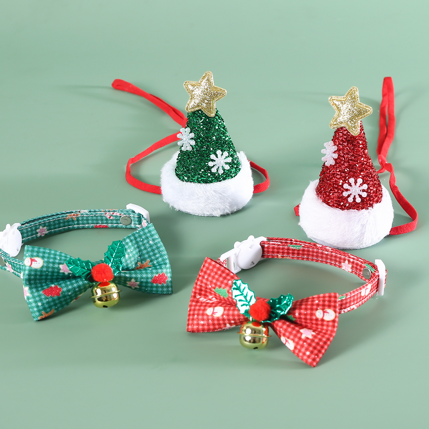 Sombrero de Navidad pet sequilla pet