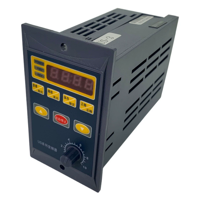 Векторный легкий инвертор серии US однофазный трехфазный 220V мини-регулятор скорости инвертор малой мощности редуктор