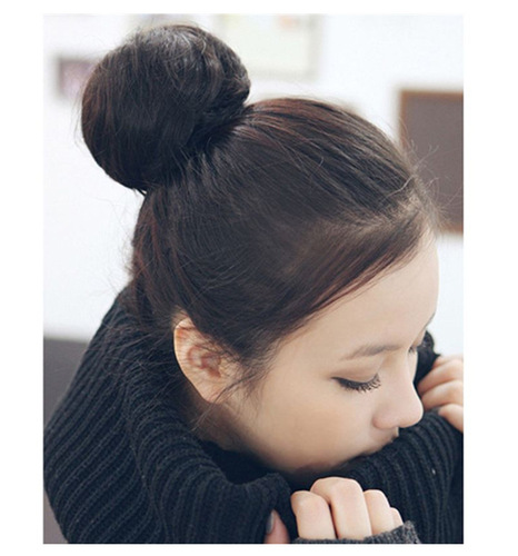 Girls' hair twister, ball head, flower head, fluffy hair, children's small donut hair styler, hair accessories, Korean