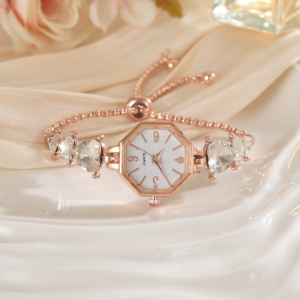 Nuevos productos de comercio exterior, relojes de mujer, relojes de pulsera, Douyin Live, lujo ligero, temperamento de moda, hada pequeña, reloj de cuarzo extraíble, mujer