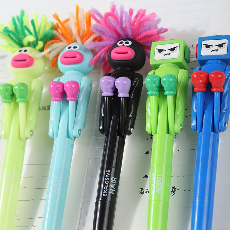 Cartoon boxing creative ballpoint pen for students