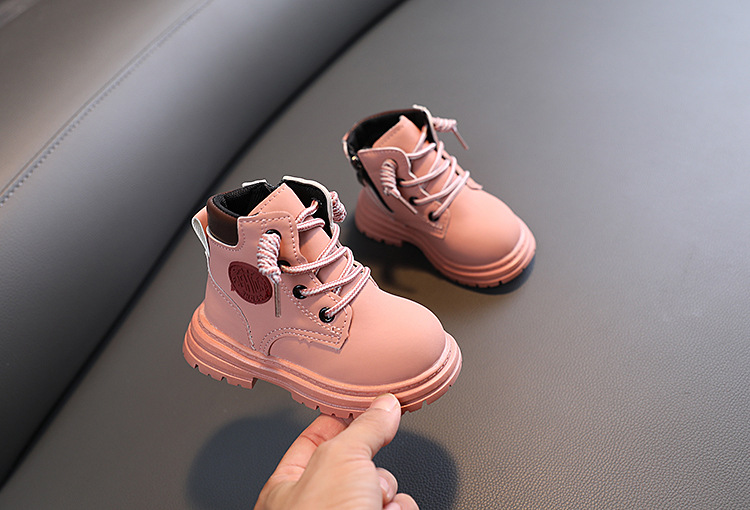 Martin – chaussures pour enfants, bottes courtes décontractées jaunes pour bébés filles et garçons, nouvelle collection automne/hiver 2022_voghion.com