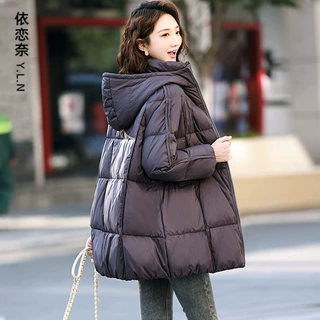 大码羽绒服女冬季2025新款气质洋气版型好看保暖白鸭绒面包服外套