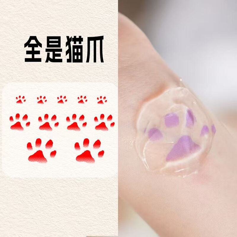 Temperature-Sensitive Cat Paw Tattoo Stickers in Stock, Waterproof, Sweat-Proof, Long-Lasting, Cute, Girly, Popular Internet Sensation, Wholesale Temperature-Sensitive Cat Paw Tattoo Stickers in Stock, Waterproof, Sweat-Proof, Long-Lasting, Cute, Girly, Popular Internet Sensation, Wholesale