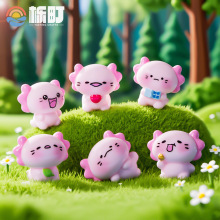 新款卡通可爱六角龙苔藓微景观多肉造景园艺装饰品配件跨境小摆件