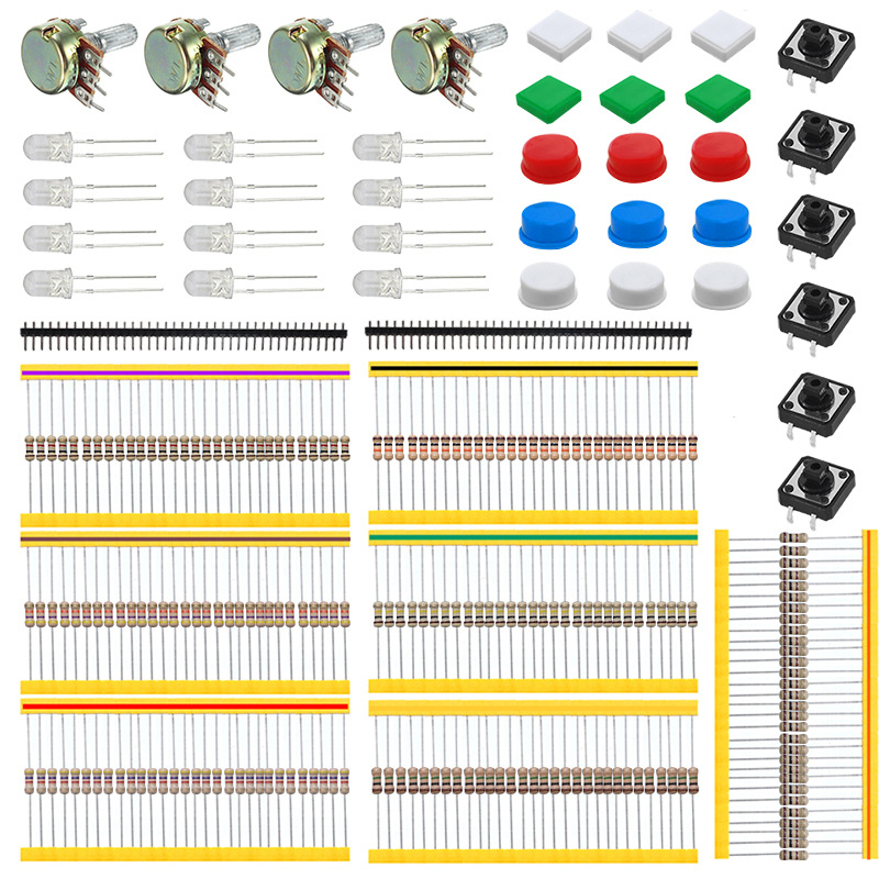 电子爱好者通用零件包 元件包套件 适用于arduino 单片机学习套件