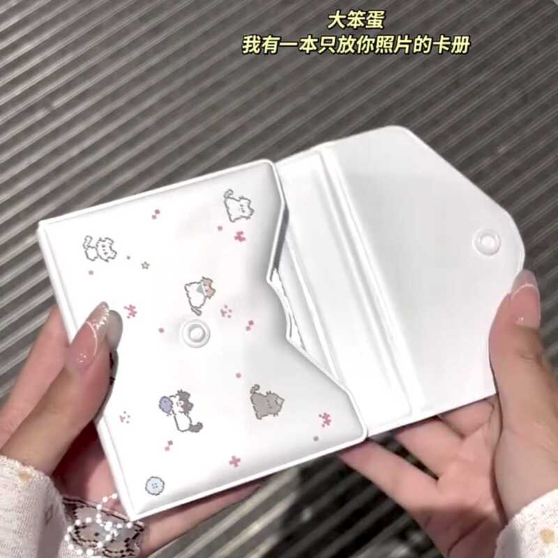 厂家直销ins像素风小猫卡套卡包三寸一宫格追星用小卡收纳册相册|undefined
