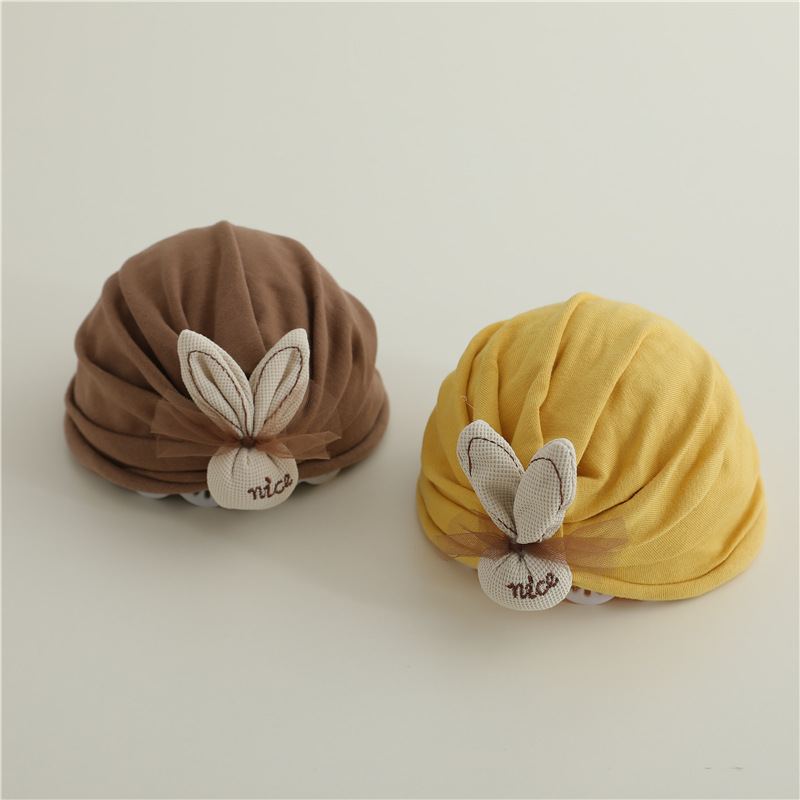 Sombreros para bebés primavera y otoño delgados bebés recién nacidos gorra de bebé gorra india para bebés recién nacidos puerta de protección de salina verano