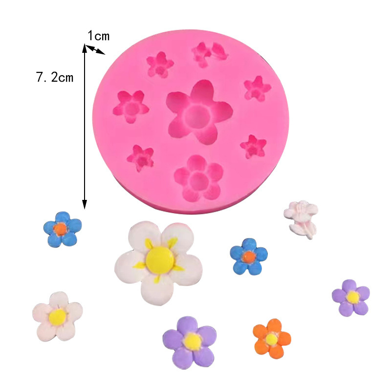 花の葉桜の花びらケーキデコレーションシリコンモールドフォンダンチョコレートデザートテーブルオーナメントベーキングモールド|undefined