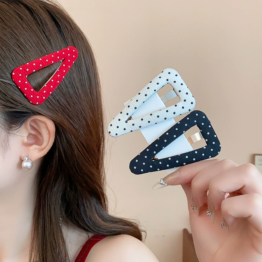 Triangle, ткань, дизайн зажим для волос universal hairpins, аксессуар для волос, простой и элегантный дизайн, тренд сезона