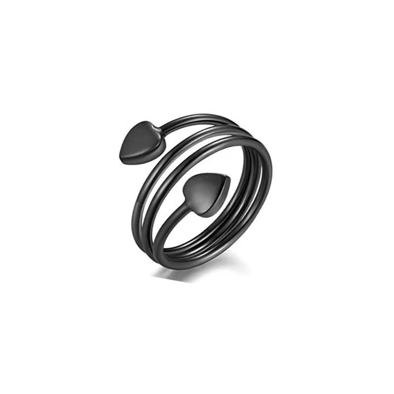 Pulseras de pareja populares europeas y americanas, joyería de metal con superficie lisa, magnética, ajustable y de extremo abierto para hombres y mujeres.