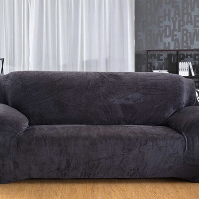 ④P 615 Plush fabirc Sofa cover 1/2/3/4 seater|ms
