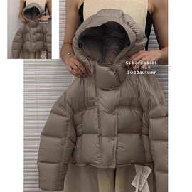 女大童时尚保暖棉服外套2024年冬装新款韩版儿童小众加厚面包服潮