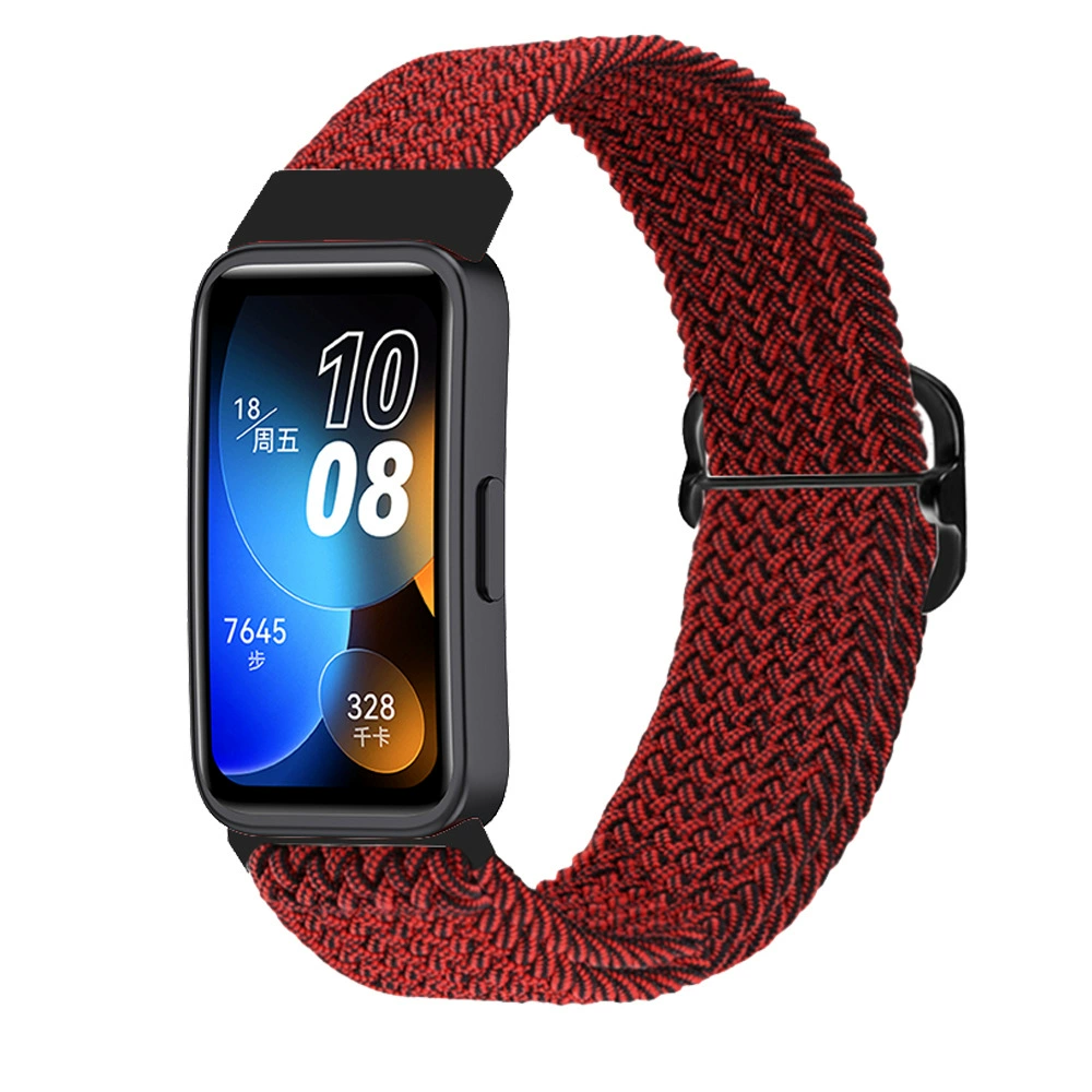 Подходит для браслета Huawei Band 10, регулируемая пряжная пряжка, заплетенная ремешок с крючком, браслет Huawei 8/9 strap