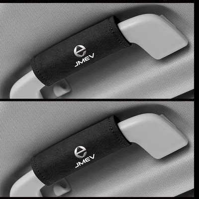 Sürətlər qutusu və əl tormozu başlıqları – car roof armrest gloves car - jiangling-black-a-pair-of-suede-pull-gloves