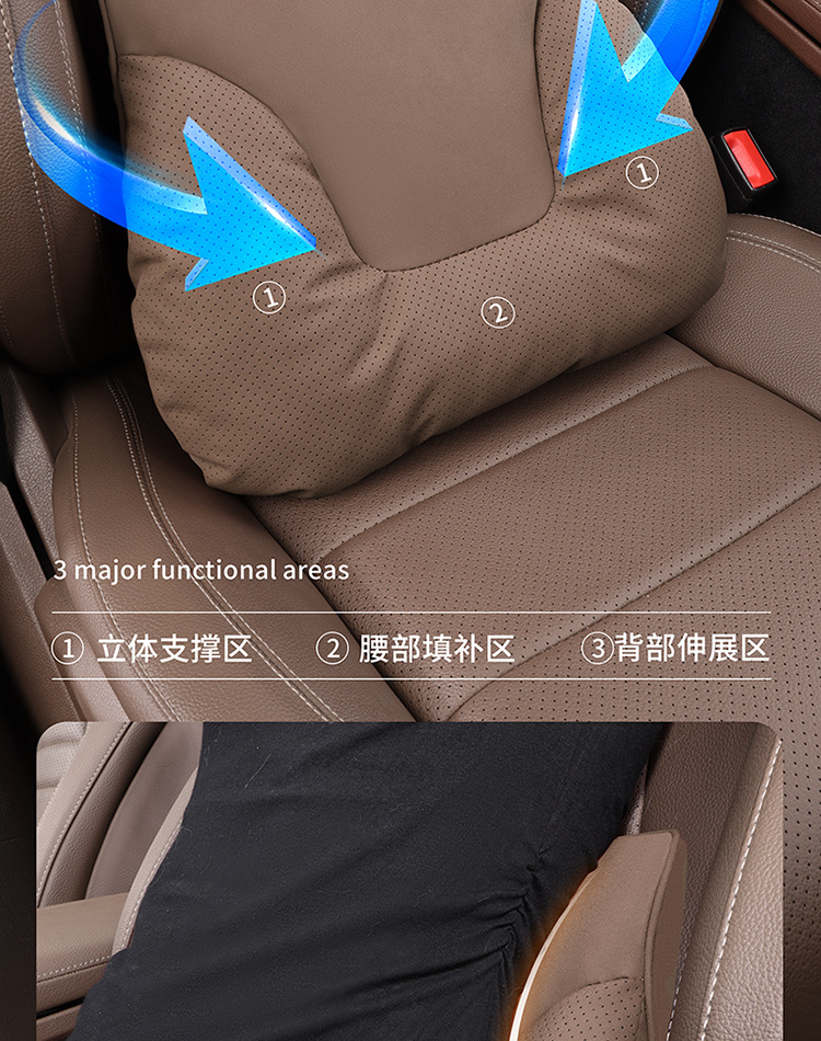 Suitable for Car Headrests, Maybach S-Class Pillows, Mercedes-Benz Audi Neck Pillows, Xiaomi Lumbar Pillows for All Seasons