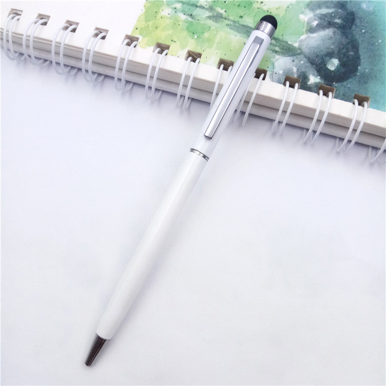 Fuente de la fábrica al por mayor metal pantalla táctil bolígrafo pluma táctil capacitiva impresión pequeña Xihua publicidad regalo pluma