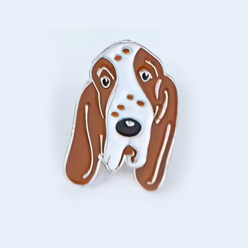 Dog Pattern Cute Pin Dog Zinc Alloy Enamel Plating Unisex Brooches
