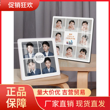 V45O洗照片做成相框挂墙大韩水晶婚纱照相片放大相册摆台加定 制