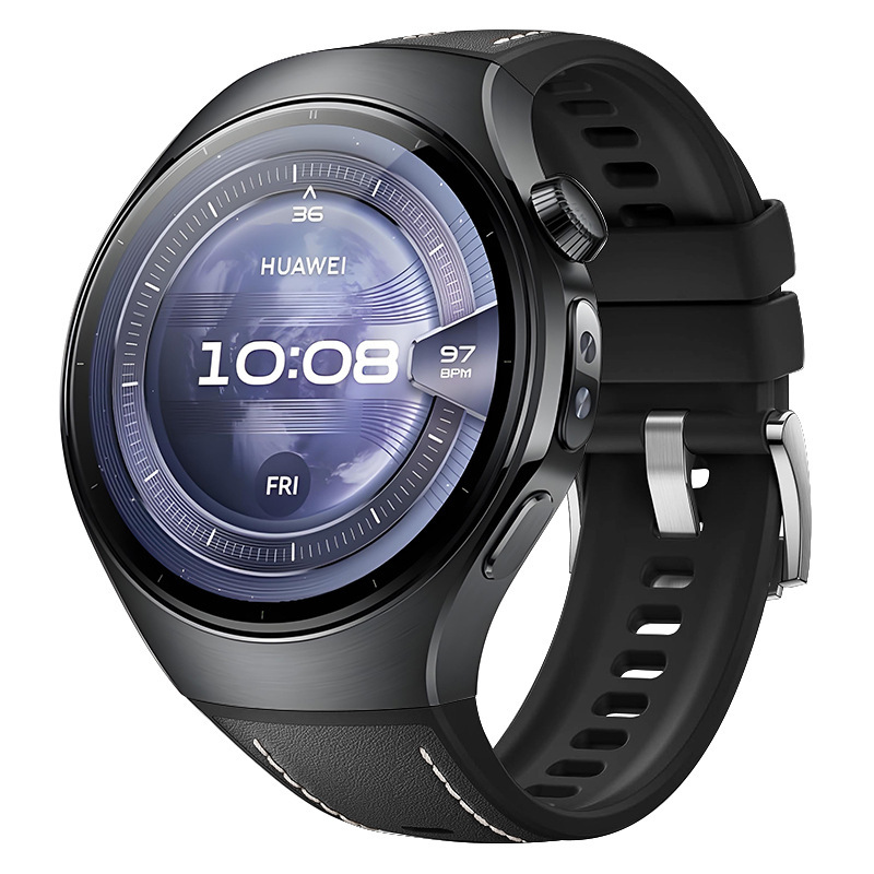 适用华为Watch5皮质硅胶复合表带 新款HUAWEI硅胶表带华为手表带|undefined