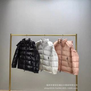 莆田高版本Maire女玛雅羽绒服女士经典面包服粉短款百搭夹克外套