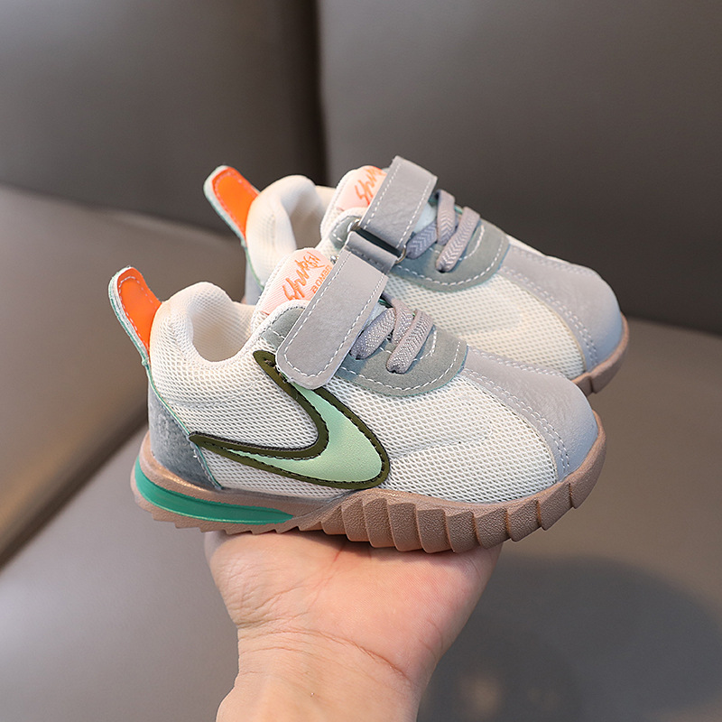 2023 Spring New Casual Mesh Breathable Boys Girls' Sports Lightweight Middle and Small Children's Running Shoes_voghion.com