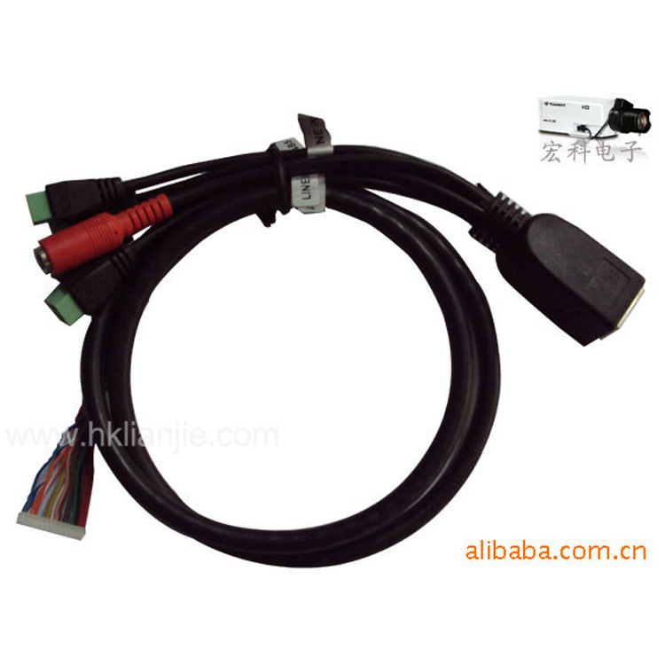 RJ45带滤波器线网络高速球尾线人脸识别多功能尾线闸机尾线电线