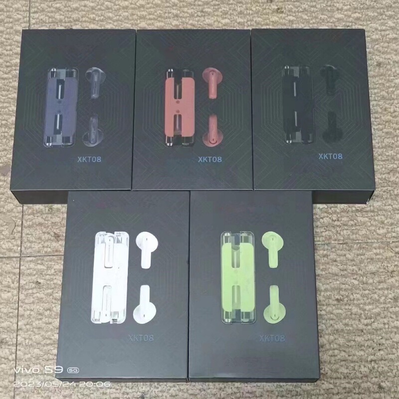 Xkt08 Gaming Bluetooth E-Sports Headphones Wireless Semi-In-Ear Noise Reduction High-Quality Magic Sound Men's 2025 New Model Xkt08 Gaming Bluetooth E-Sports Headphones Wireless Semi-In-Ear Noise Reduction High-Quality Magic Sound Men's 2025 New Model