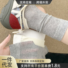 靴下 レディース 夏 薄手 ミッドチューブ メッシュ 通気性 バレエ風 ミッドレングスソックス パイルソックス カレッジ ホワイトタワー ミウシリーズ