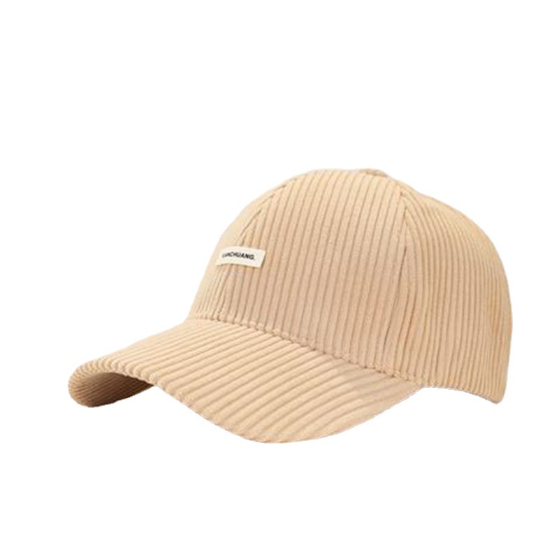 2022 New Autumn/Winter Light Board Corduroy Women's Baseball Korean Duck Tongue Hat_voghion.com