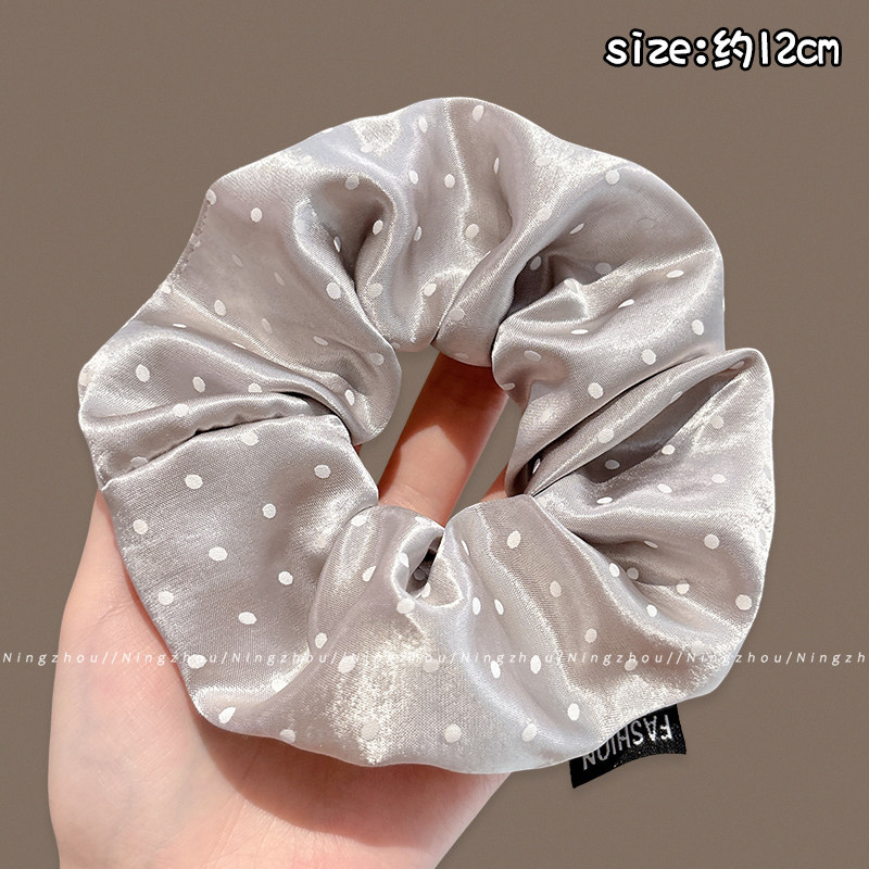 3# 밝은 회색 물방울 무늬 약 12cm