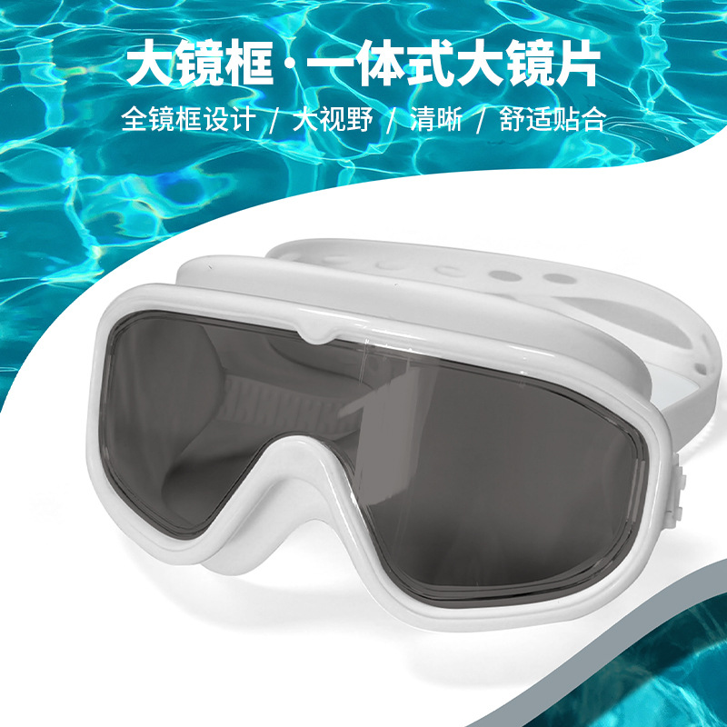 Set de Gafas de Natación para Adulto de PC Impermeable y Antivaho para Natación