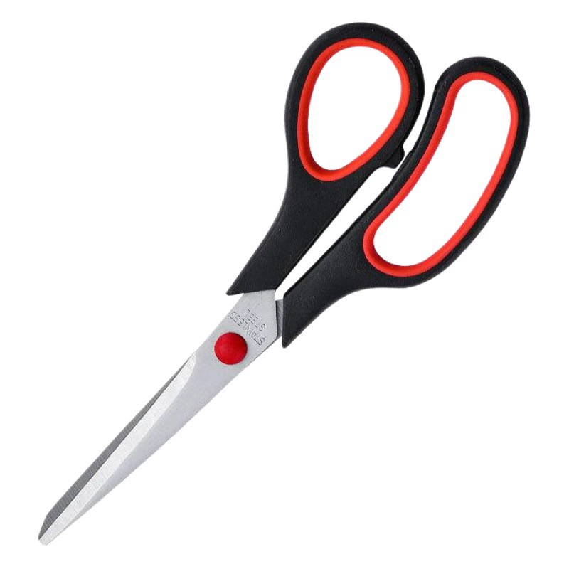 Также кухонные канцелярские ножницы Бытовые ножницы из нержавеющей стали Маленькие ножницы Ручная резка бумаги Резьба нитью Кухонные дубовые ножницы