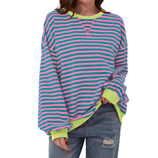 (Cross-border trading), trend spring long-sleeve with a round collar, sleeves, T-shirt, classic length