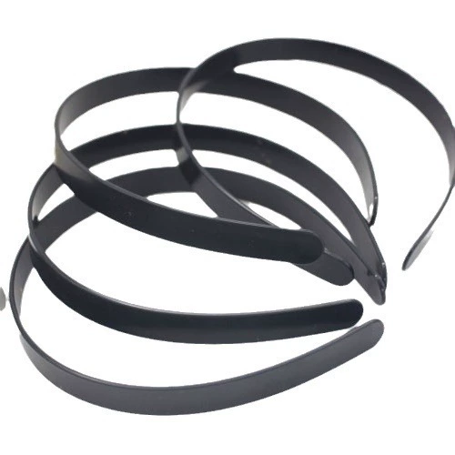 Plastic Headband Korean Style, 15 mm (1.5 cm) Width — Black, ABS Option