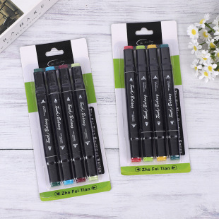 Factory in stock wholesale double head alcohol oil marker pen suit color children watercolor pen painting pen mark