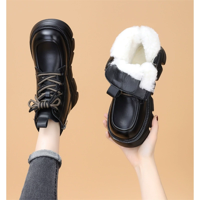 Ботинки Martens демисезонные (Martens), натуральная кожа, нескользящая мягкая подошва, коллекция 2024