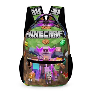 Трансграничный полностью печать рюкзак мой мир Minecraft небольшой студент портфель большой потенциал рюкзак случайный пакет