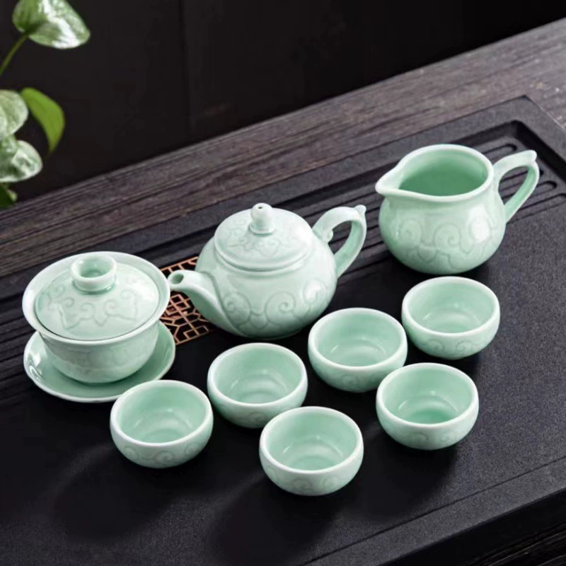 Tea set, ceramic tea cup, gift box, simple and elegant design