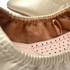 European and American Style Egg Roll Shoes Solid Color Thickened Soft Sole Women's Shoes Spring Sheep Pattern Flat Bottom Shallow Mouth Curved Shoes Boat Shoes