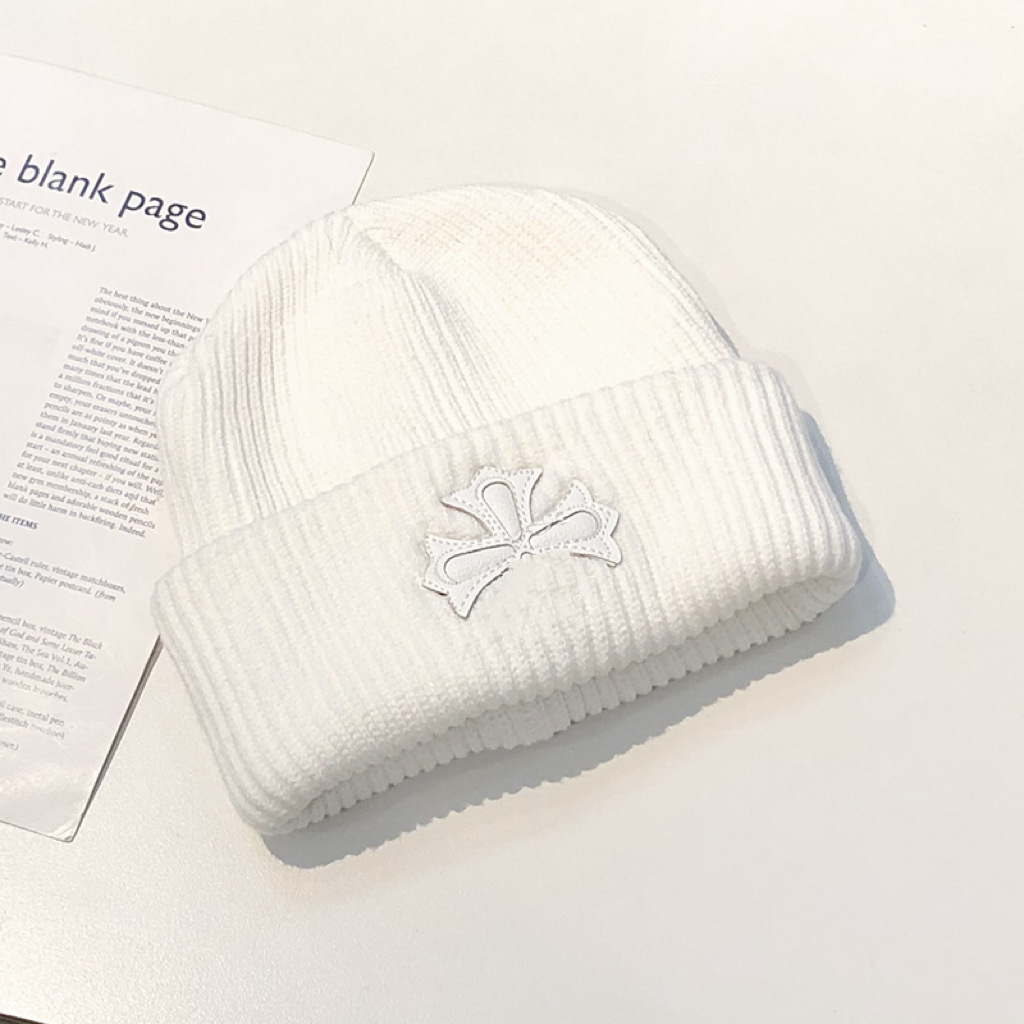 Autumn&Winter Season Unisex Simple Style Solid Color Eaveless Wool Cap