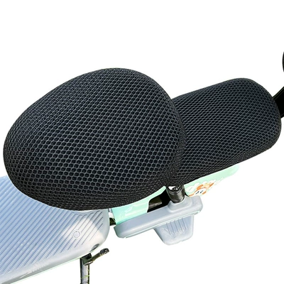 Electric car cushion Breathable 3D Seat Cushion Cover, Battery Car - black-front-seat-cover-rear-seat-cover