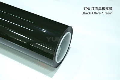 Auto Color Change Film: wrap, factory wholesale, cross-border direct - tpu-crystal-black-olive-green-15215m