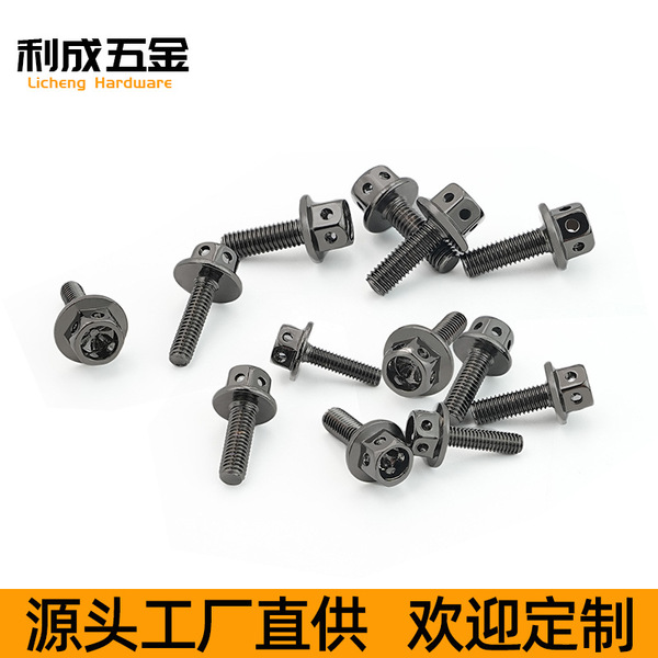 304 stainless steel external hexagonal flange hollow screws modified…